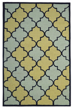 Load image into Gallery viewer, Handmade Wool Modern Gold/Green 5' x 8' lt1271 Area Rug