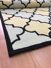 Load image into Gallery viewer, Handmade Wool Modern Gold/Green 5' x 8' lt1271 Area Rug