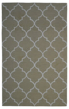 Load image into Gallery viewer, Handmade Wool Modern Green/Ivory 5' x 8' lt1284 Area Rug
