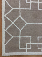 Load image into Gallery viewer, Handmade Wool Modern Brown/Ivory 5' x 8' lt1285 Area Rug