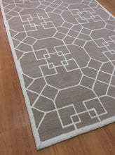 Load image into Gallery viewer, Handmade Wool Modern Brown/Ivory 5' x 8' lt1285 Area Rug