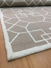 Load image into Gallery viewer, Handmade Wool Modern Brown/Ivory 5' x 8' lt1285 Area Rug