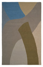 Load image into Gallery viewer, Handmade Wool Modern Beige/Brown 5' x 8' lt1288 Area Rug