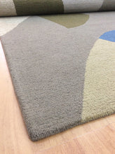 Load image into Gallery viewer, Handmade Wool Modern Beige/Brown 5' x 8' lt1288 Area Rug