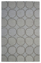 Load image into Gallery viewer, Handmade Wool Modern Gray/ silver 5' x 8' lt1296 Area Rug
