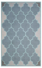Load image into Gallery viewer, Handmade Wool Modern Gray/ L.Blue 5' x 8' lt1307 Area Rug