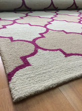 Load image into Gallery viewer, Handmade Wool Modern Rust/ Ivory 5' x 8' lt1321 Area Rug