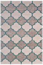 Load image into Gallery viewer, Handmade Wool Modern Brown/ Ivory 5' x 8' lt1325 Area Rug