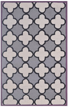 Load image into Gallery viewer, Handmade Wool Modern Gray/ Ivory/ Pink 5' x 8' lt1348 Area Rug