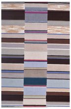 Load image into Gallery viewer, Handmade Wool Modern Ivory/ Brown 5' x 8' lt1350 Area Rug