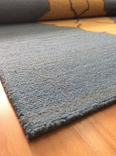 Load image into Gallery viewer, Handmade Wool Modern Blue/ Brown 5' x 8' lt1353 Area Rug