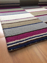Load image into Gallery viewer, Handmade Wool Modern Ivory/ Pink 5' x 8' lt1354 Area Rug