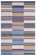 Load image into Gallery viewer, Handmade Wool Modern Ivory/ Gray 5' x 8' lt1355 Area Rug