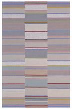 Load image into Gallery viewer, Handmade Wool Modern Ivory/ Rust 5' x 8' lt1367 Area Rug