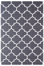 Load image into Gallery viewer, Handmade Wool Modern Black/ Ivory 5' x 8' lt1373 Area Rug