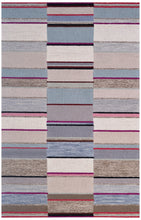 Load image into Gallery viewer, Handmade Wool Modern Ivory/ Silver 5' x 8' lt1379 Area Rug