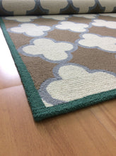 Load image into Gallery viewer, Handmade Wool Modern Ivory/ Brown 5' x 8' lt1386 Area Rug