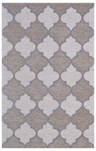 Load image into Gallery viewer, Handmade Wool Modern Brown/ Ivory 5' x 8' lt1389 Area Rug