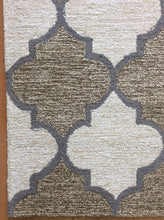 Load image into Gallery viewer, Handmade Wool Modern Brown/ Ivory 5' x 8' lt1389 Area Rug