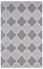 Load image into Gallery viewer, Handmade Wool Modern Silver/ Gray 5' x 8' lt1390 Area Rug
