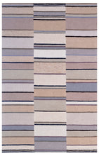 Load image into Gallery viewer, Handmade Wool Modern Rust/ Ivory 5' x 8' lt1392 Area Rug