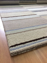 Load image into Gallery viewer, Handmade Wool Modern Rust/ Ivory 5' x 8' lt1392 Area Rug