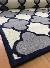 Load image into Gallery viewer, Handmade Wool Modern Ivory/ SIlver 5' x 8' lt1396 Area Rug