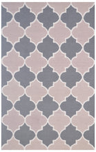 Load image into Gallery viewer, Handmade Wool Modern Rust/ Green 5' x 8' lt1397 Area Rug
