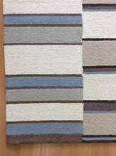 Load image into Gallery viewer, Handmade Wool Modern L.Blue/ Ivory 5' x 8' lt1402 Area Rug