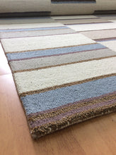 Load image into Gallery viewer, Handmade Wool Modern L.Blue/ Ivory 5' x 8' lt1402 Area Rug