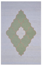 Load image into Gallery viewer, Handmade Wool Modern L.Blue/ Green 5' x 8' lt1409 Area Rug