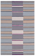 Load image into Gallery viewer, Handmade Wool Modern L.Blue/ Rust 5' x 8' lt1410 Area Rug