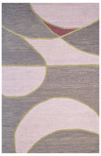 Load image into Gallery viewer, Handmade Wool Modern Rust/ Brown 5' x 8' lt1411 Area Rug