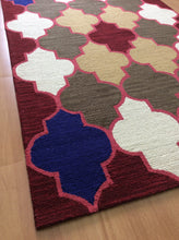 Load image into Gallery viewer, Handmade Wool Modern Red/ Brown 5' x 8' lt1413 Area Rug