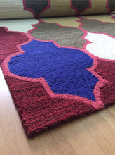 Load image into Gallery viewer, Handmade Wool Modern Red/ Brown 5' x 8' lt1413 Area Rug