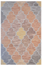 Load image into Gallery viewer, Handmade Wool Modern Orange/ Brown 5' x 8' lt1414 Area Rug