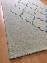 Load image into Gallery viewer, Handmade Wool Modern Blue 5' x 8' lt1417 Area Rug