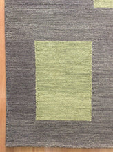 Load image into Gallery viewer, Handmade Wool Modern Brown/ Green 5' x 8' lt1419 Area Rug