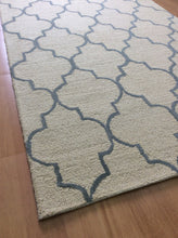 Load image into Gallery viewer, Handmade Wool Modern Rust/ Gray 5' x 8' lt1420 Area Rug