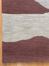 Load image into Gallery viewer, Handmade Wool Modern Silver/ Brown 5' x 8' lt1421 Area Rug