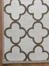 Load image into Gallery viewer, Handmade Wool Modern Ivory/ Brown 5' x 8' lt1428 Area Rug