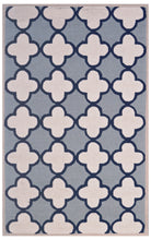 Load image into Gallery viewer, Handmade Wool Modern L.Blue/ Ivory 5' x 8' lt1435 Area Rug