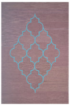 Load image into Gallery viewer, Handmade Wool Modern Brown/ lue 5' x 8' lt1436 Area Rug