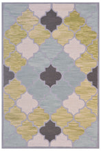Load image into Gallery viewer, Handmade Wool Modern Blue/ Green 5' x 8' lt1439 Area Rug