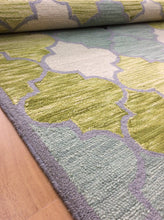 Load image into Gallery viewer, Handmade Wool Modern Blue/ Green 5' x 8' lt1439 Area Rug