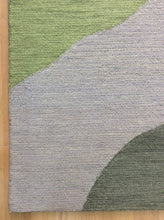 Load image into Gallery viewer, Handmade Wool Modern Rust/ Green 5' x 8' lt1443 Area Rug
