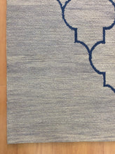 Load image into Gallery viewer, Handmade Wool Modern Gray/ Navy Blue 5' x 8' lt1446 Area Rug
