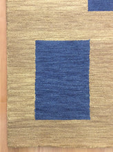 Load image into Gallery viewer, Handmade Wool Modern Brown/ Blue 5' x 8' lt1451 Area Rug