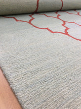Load image into Gallery viewer, Handmade Wool Modern Green/ Orange 5' x 8' lt1453 Area Rug