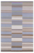 Load image into Gallery viewer, Handmade Wool Modern Ivory/ Silver 5' x 8' lt1456 Area Rug